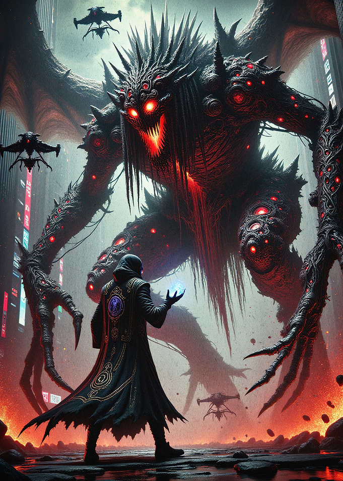 Demon Monster Dark Fantasy Art