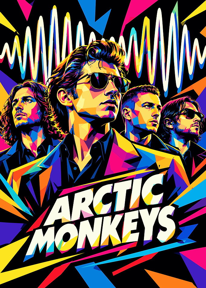 Arctic Monkeys Pop Art Poster