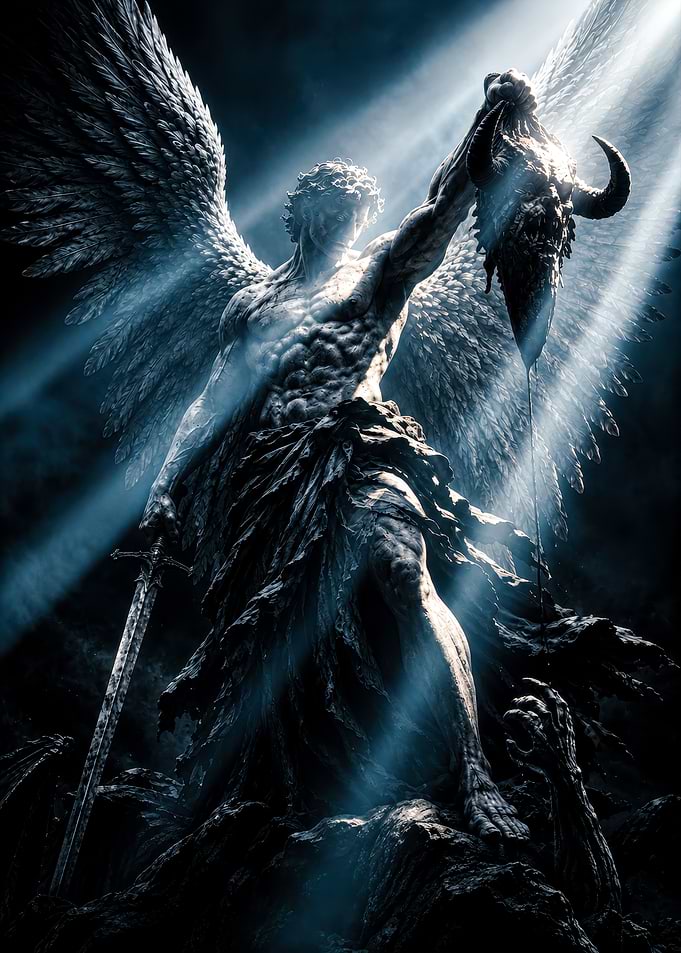 Archangel Michael Defeating the Demon