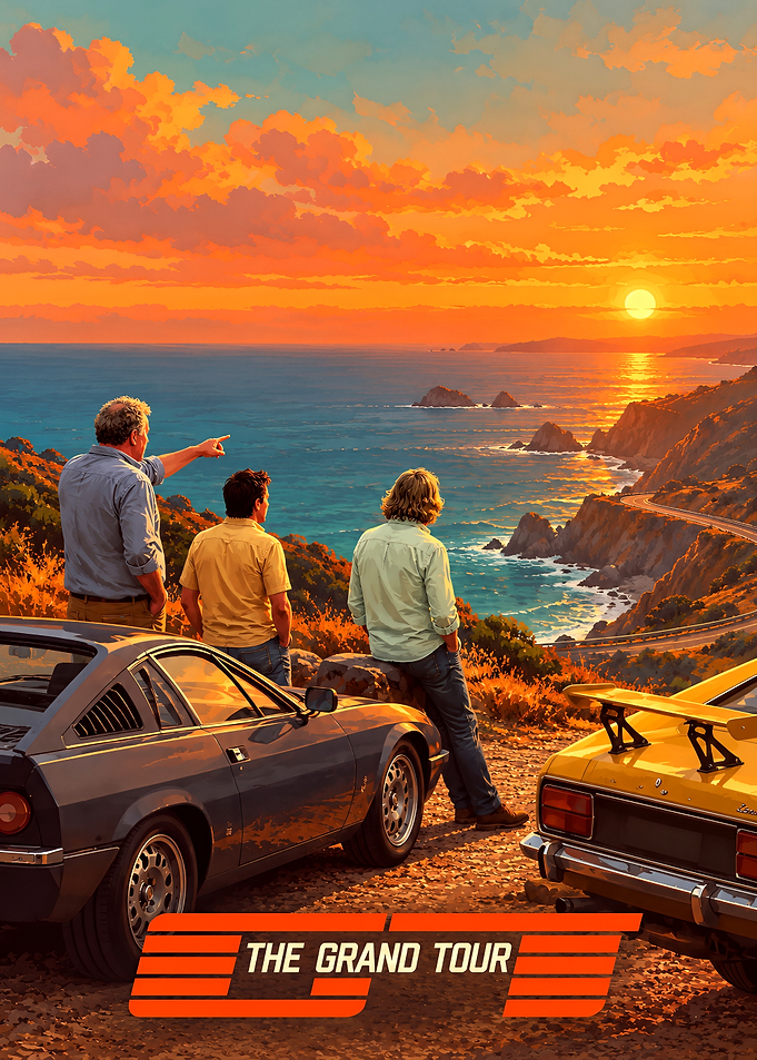 The Grand Tour Sunset Road Trip