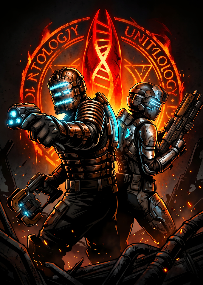 Dead Space Isaac Clarke and Ellie