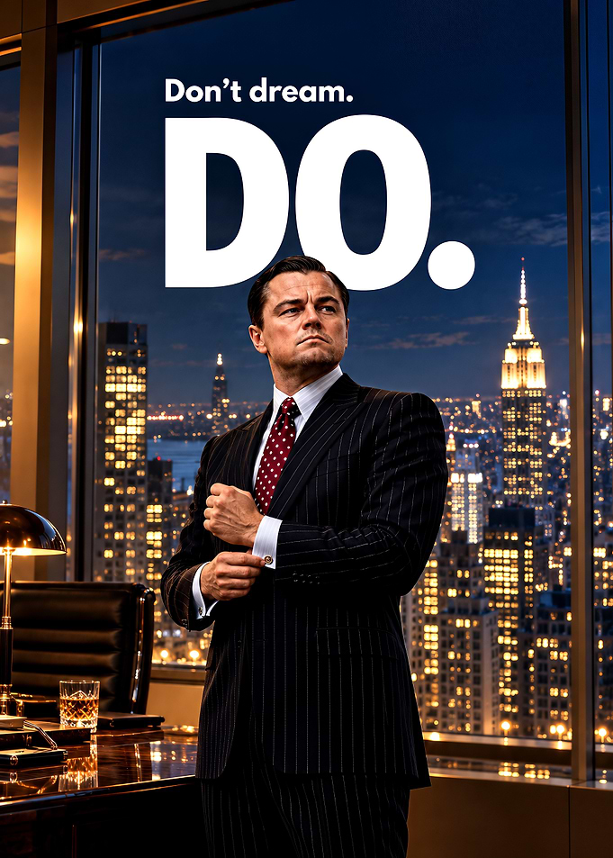Don't Dream Do Motivational Poster