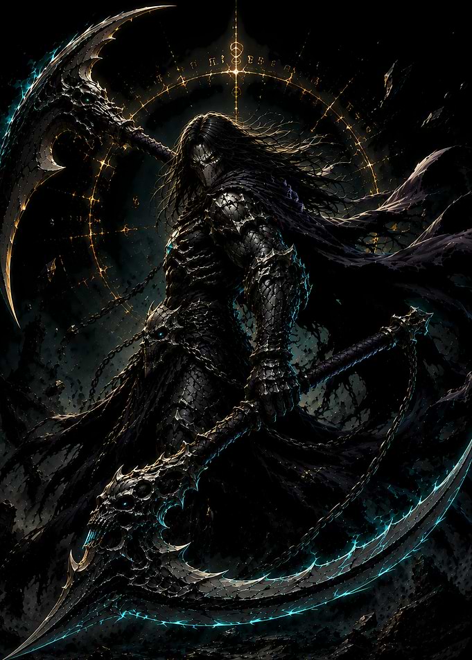 Death Reaper Warrior with Scythe
