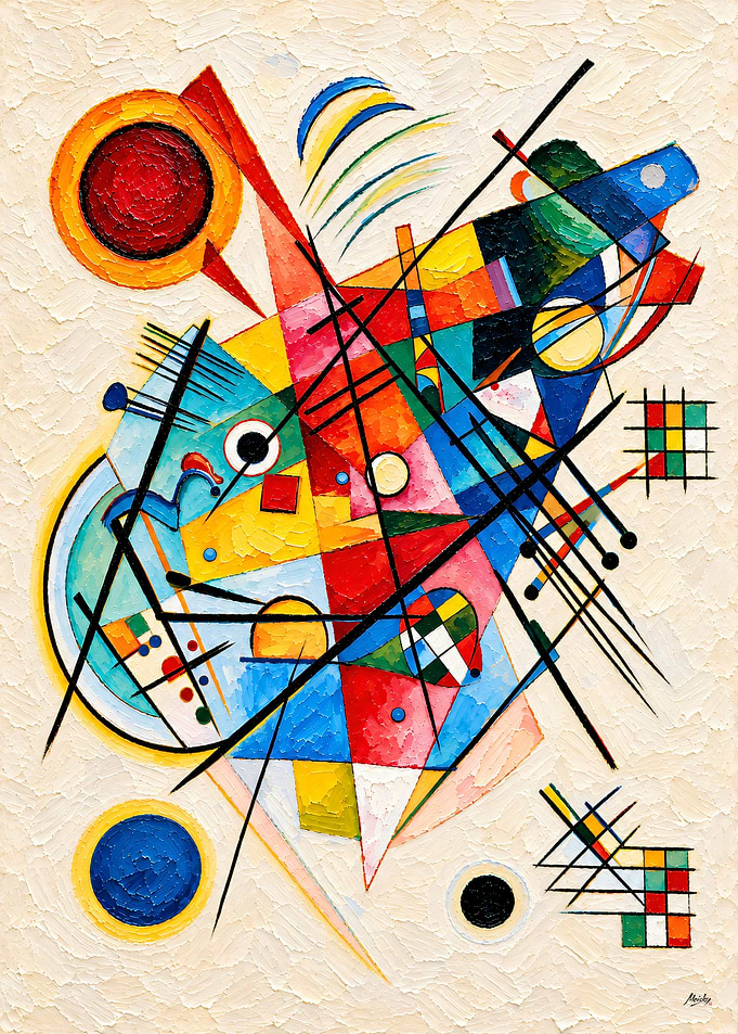 Geometry in Flux No. 27 - Chromatic Vector Abstract