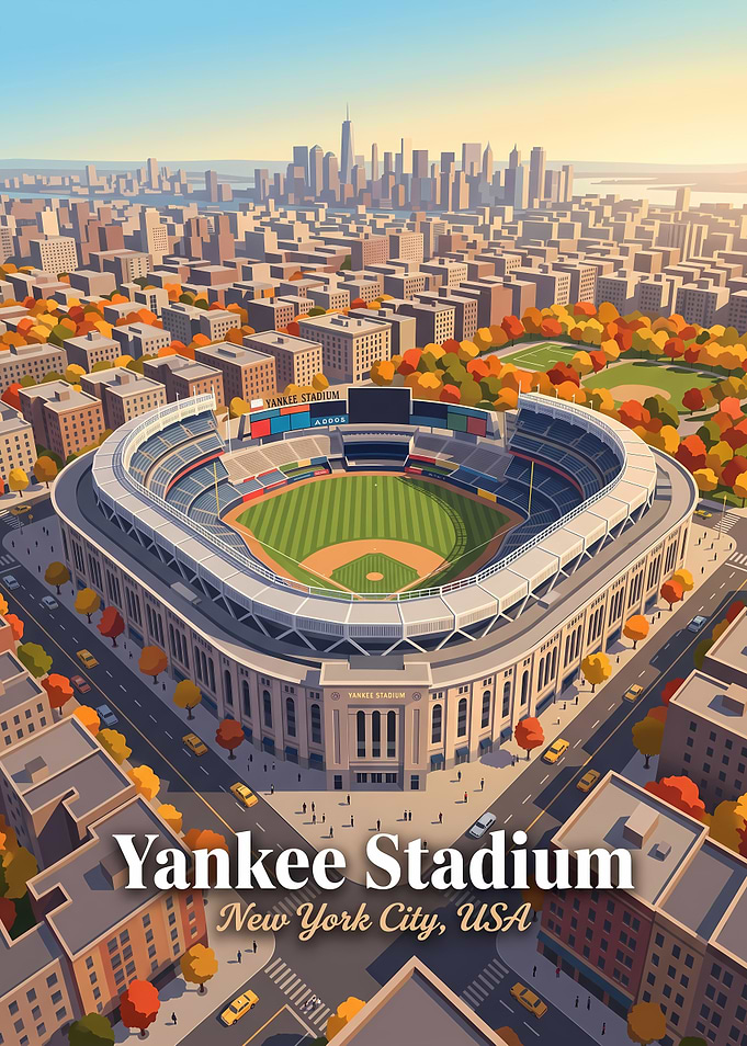Yankee Stadium New York City Poster