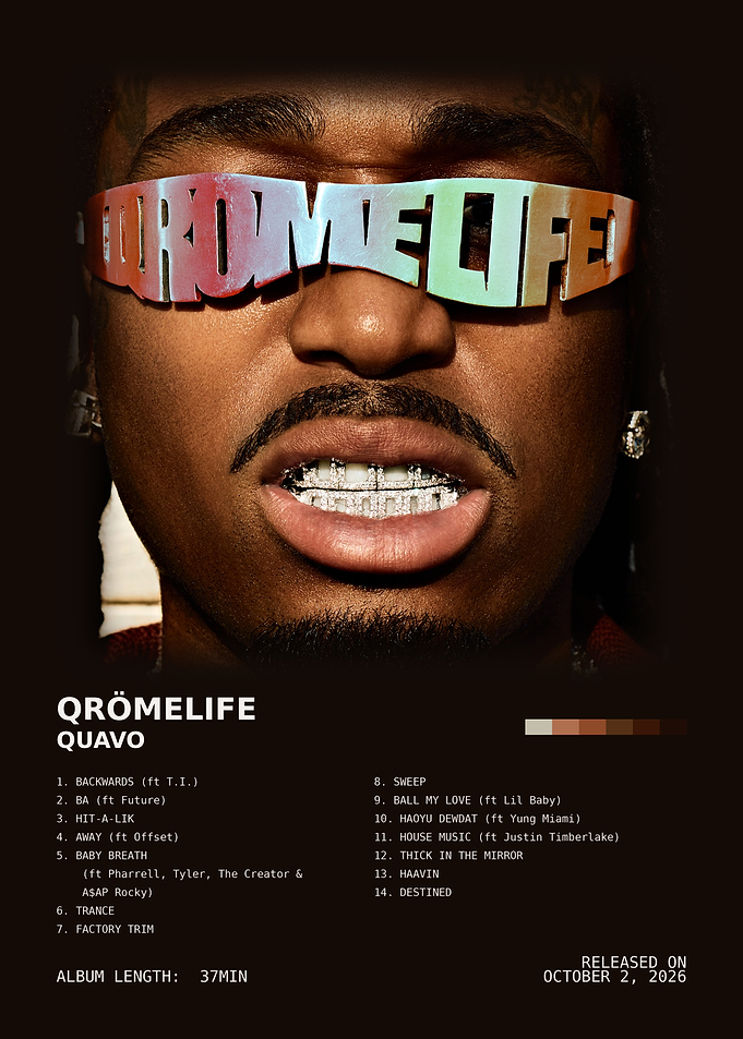 Quavo QRÖMELIFE Album Cover Poster