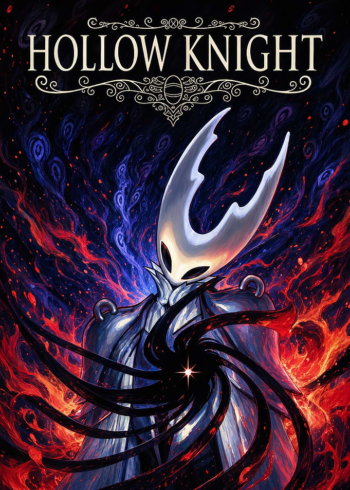 Hollow Knight Void Abyss Poster
