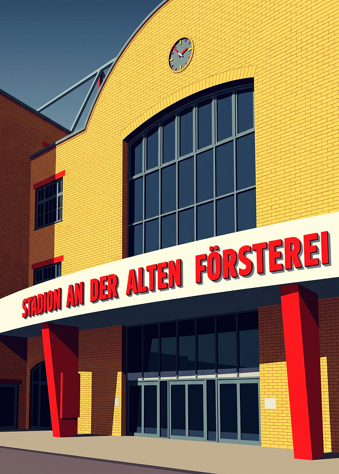 Stadion An der Alten Försterei Illustration