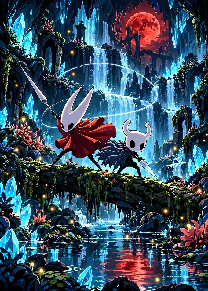 Hollow Knight and Hornet Adventure