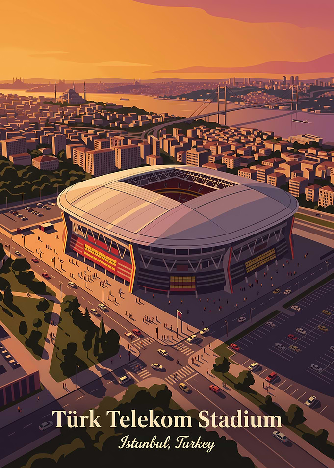 Türk Telekom Stadium Istanbul Poster
