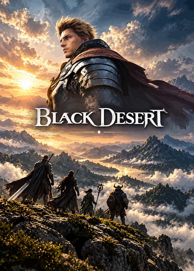 Black Desert Online Game Poster
