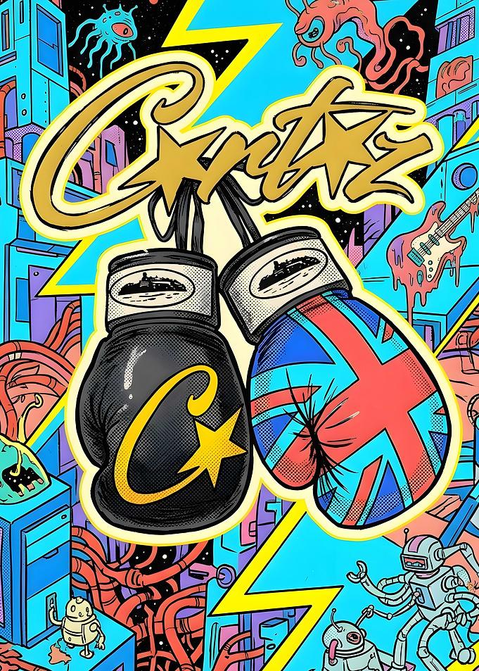 Corteiz Boxing Gloves Pop Art Poster