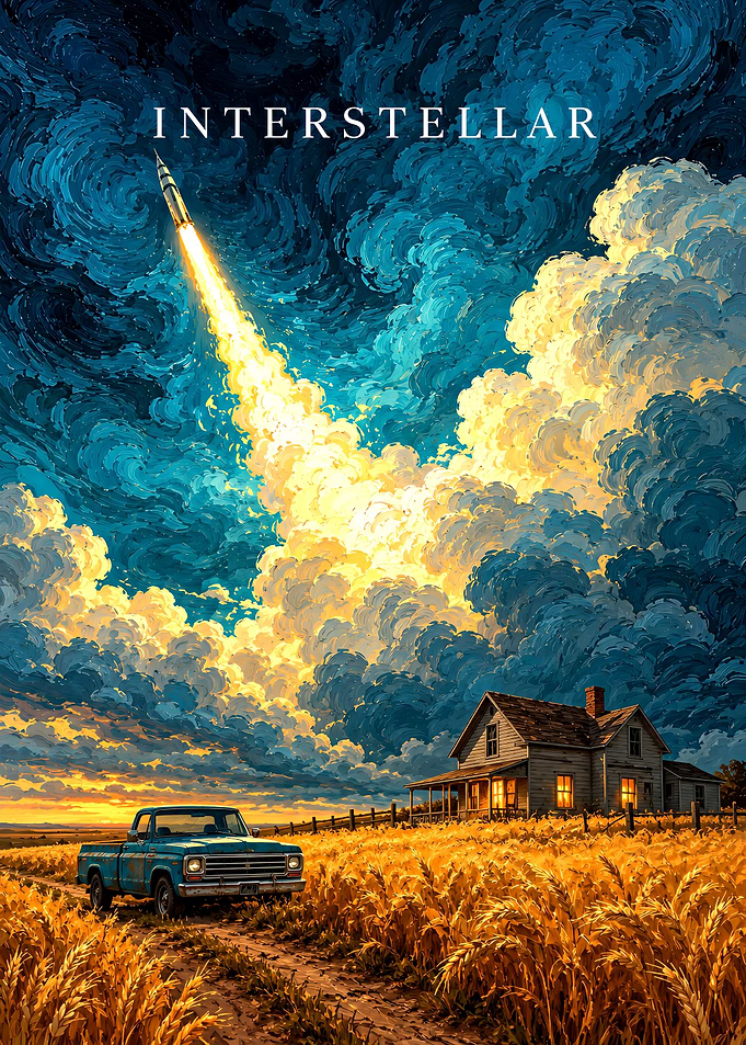 Interstellar Movie Poster Art