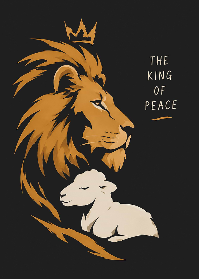 The King of Peace Lion and Lamb