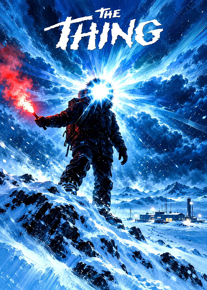 The Thing Movie Poster Art