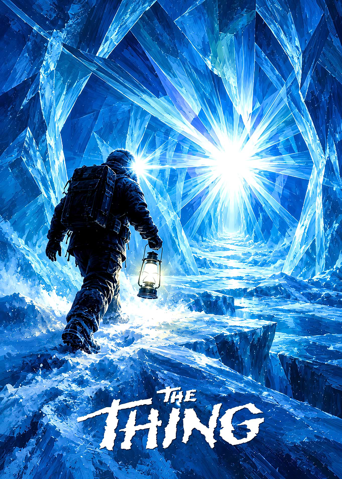 The Thing Ice Cave Poster
