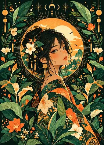 Ornamental Anime Girl