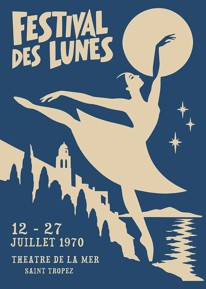 Festival des Lunes Saint Tropez Poster
