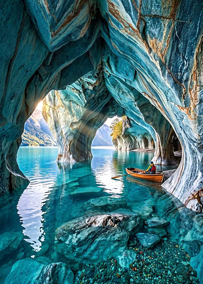 Marble Caves of General Carrera Lake