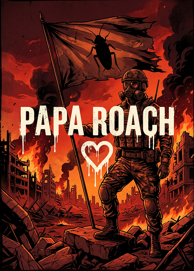 Papa Roach War Zone Poster