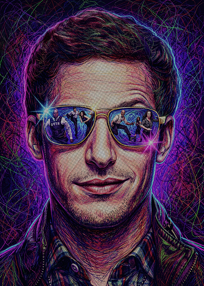 Brooklyn Nine-Nine Jake Peralta Art