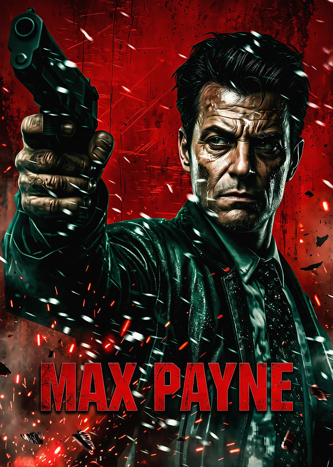 Max Payne Action Game Poster
