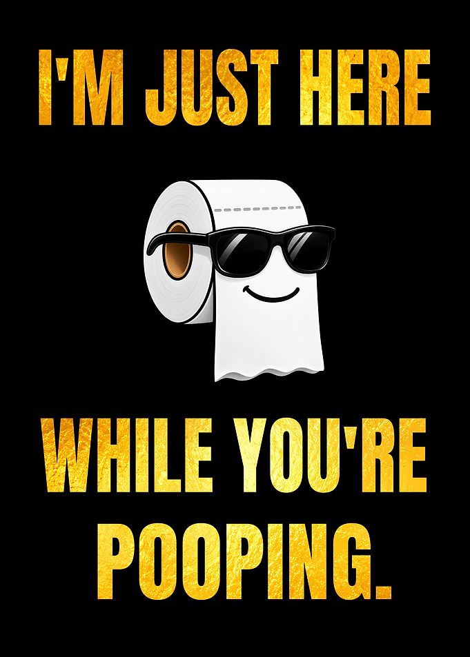 Funny Toilet Paper Bathroom Sign