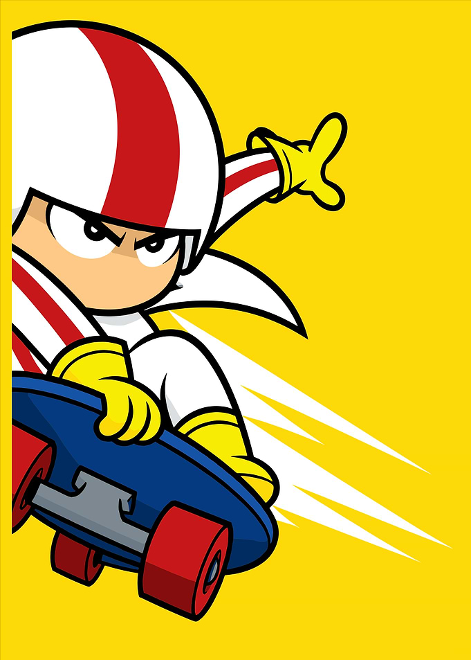 Kick Buttowski Skateboarding Action