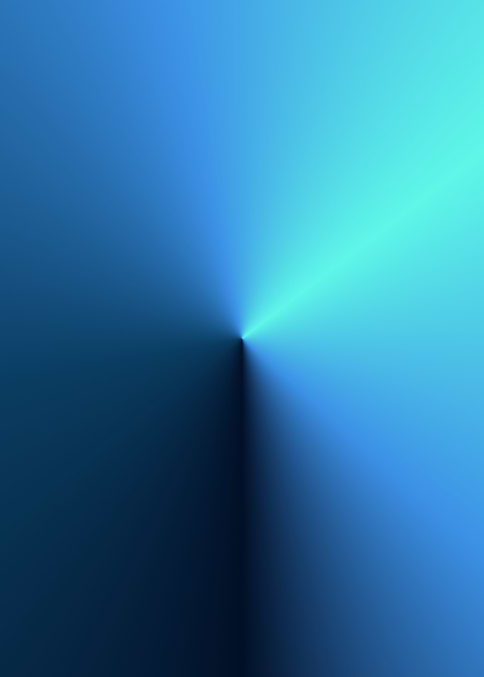 Midnight Aqua Vortex – Midnight Blue to Aqua Angular Gradient