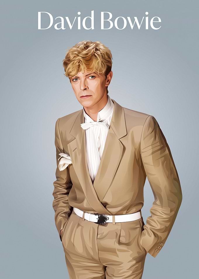 David Bowie Portrait Illustration