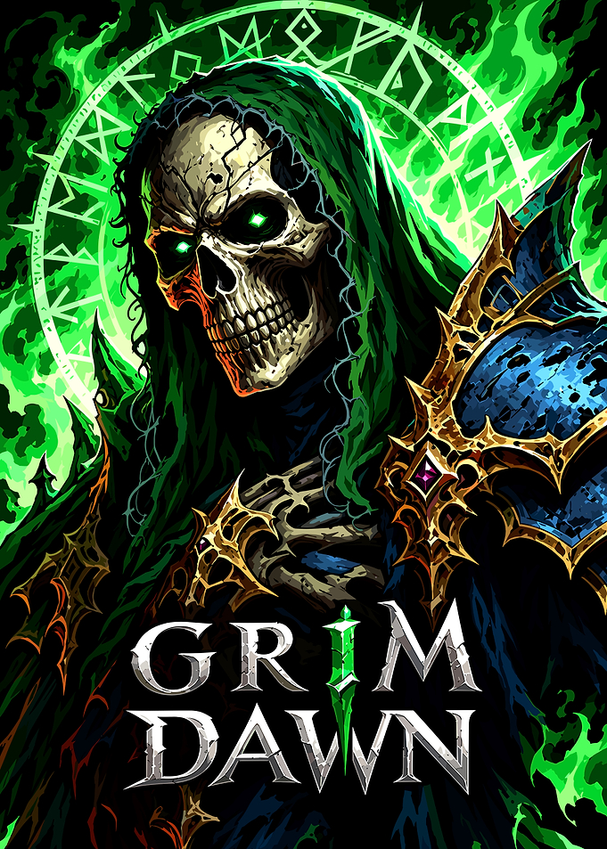 Grim Dawn Undead Warrior Poster