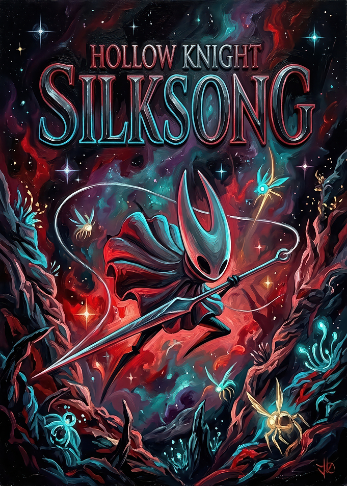 Hollow Knight Silksong Hornet Poster