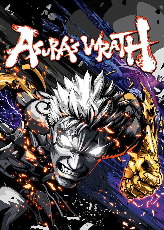 Asura's Wrath Promotional Game Art