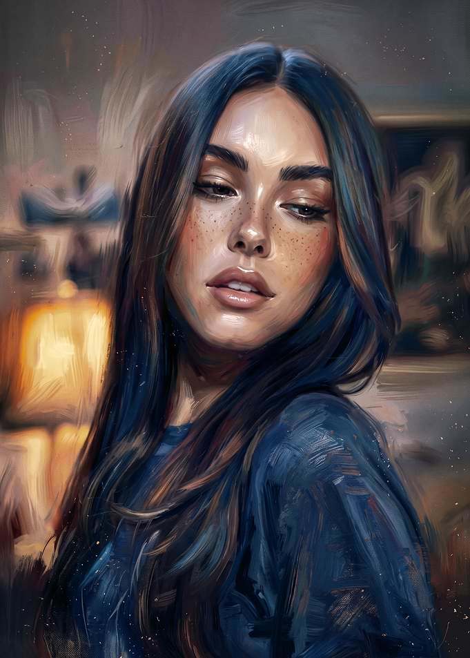 Portrait of Madison Beer Digital Painting