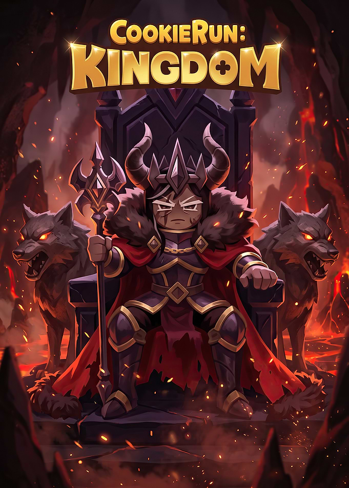 Dark Cacao Cookie Throne Poster