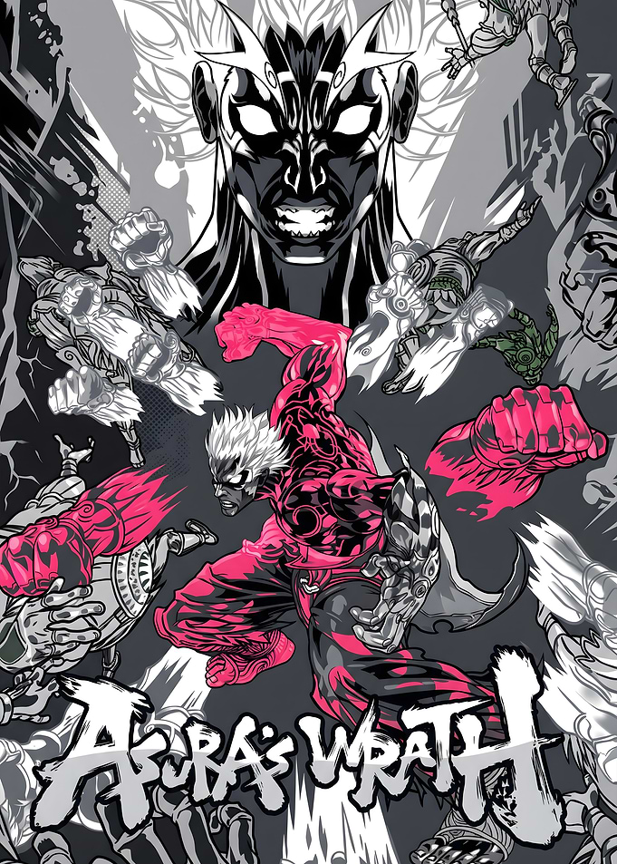 Asura's Wrath Action Poster