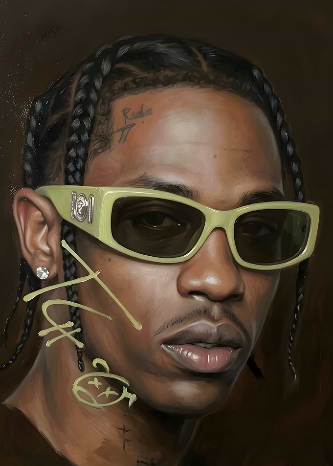 Portrait of Travis Scott