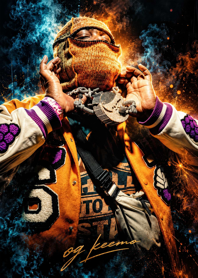 OG Keemo Hip Hop Portrait