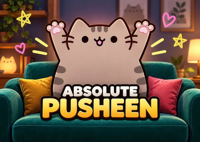 Absolute Pusheen Cartoon Cat Illustration