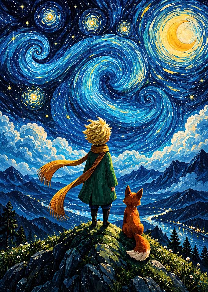 The Little Prince Starry Night