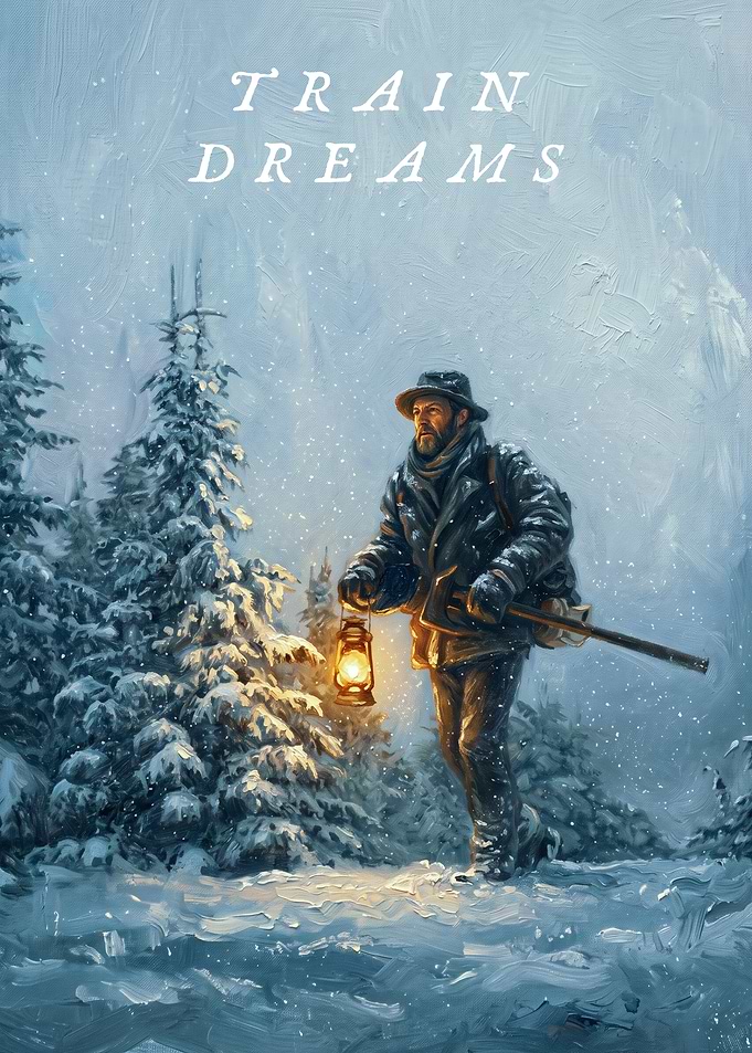 Train Dreams Winter Traveler Poster