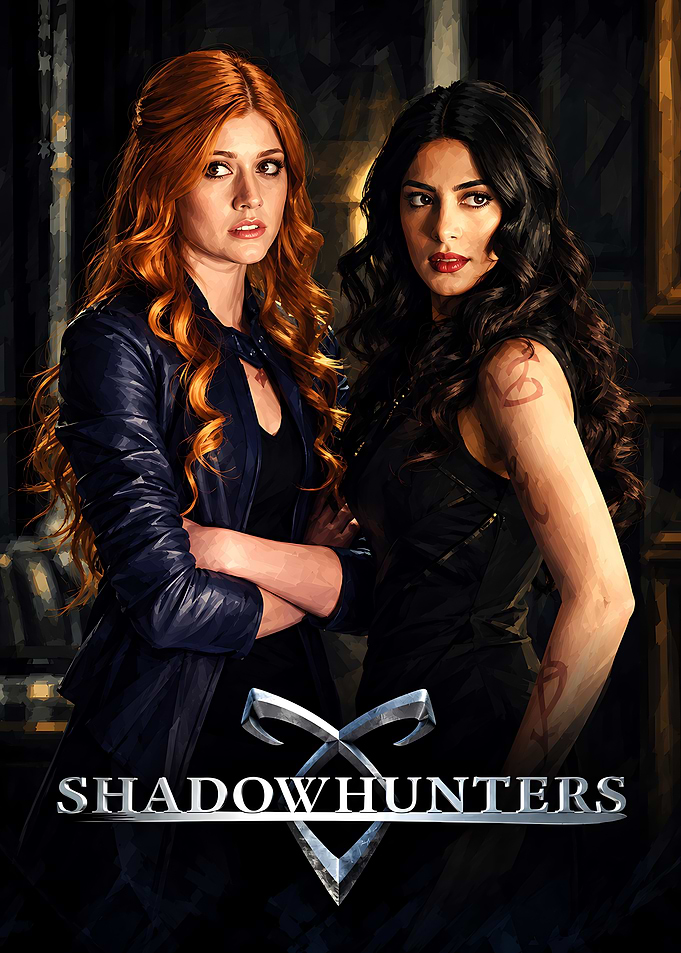 Shadowhunters Clary and Isabelle Poster