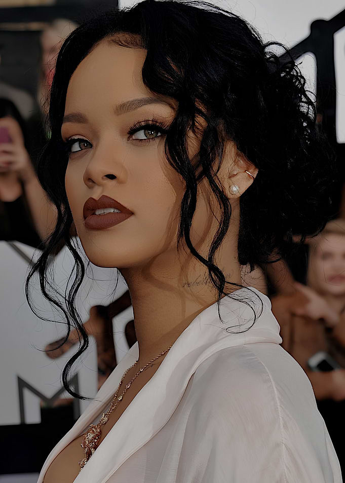 Portrait of Rihanna at Red Carpet