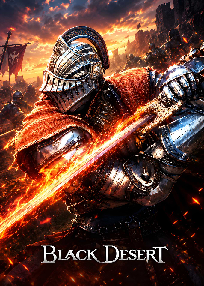 Black Desert Online Warrior Knight