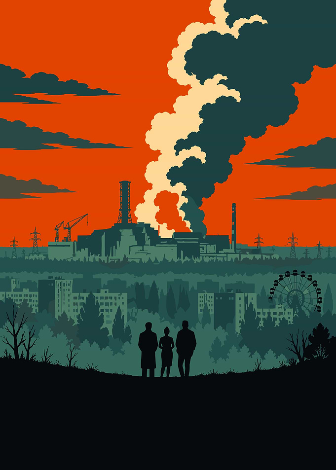 Chernobyl Disaster Minimalist Poster
