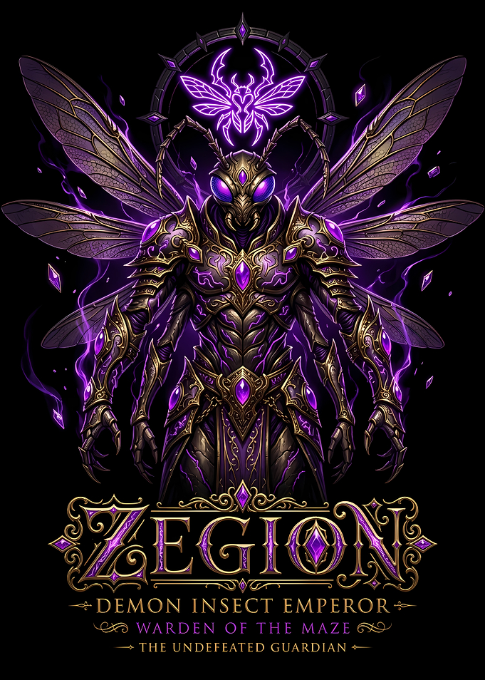 Zegion Demon Insect Emperor Poster