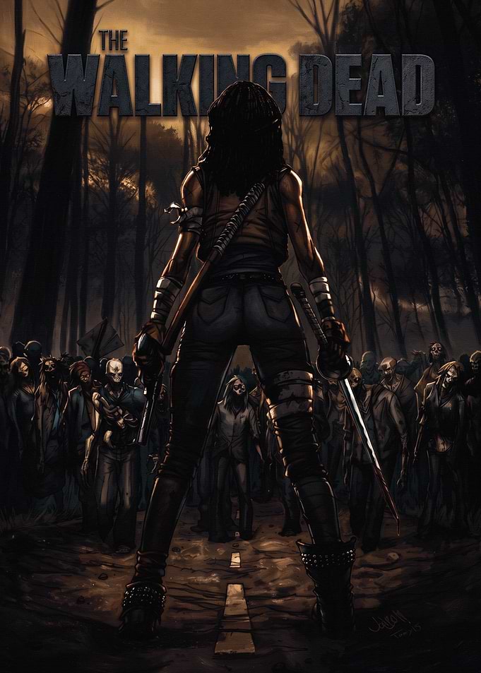 The Walking Dead Michonne Poster