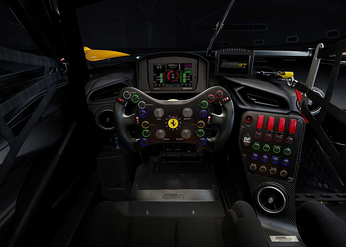 Ferrari 296 GT Modificata Cockpit Interior