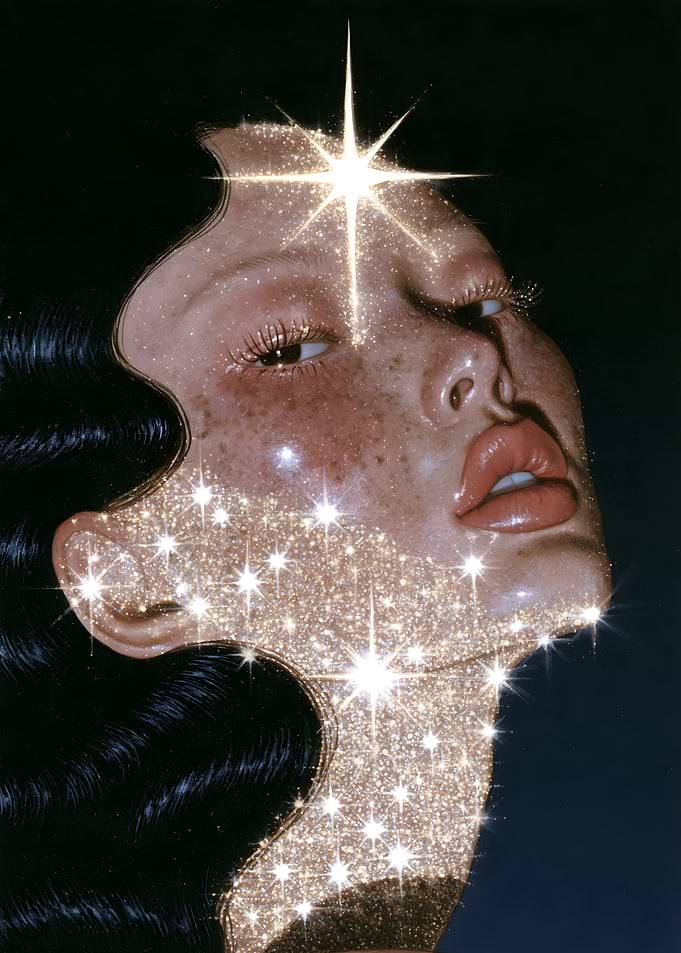 Glittering Celestial Angel