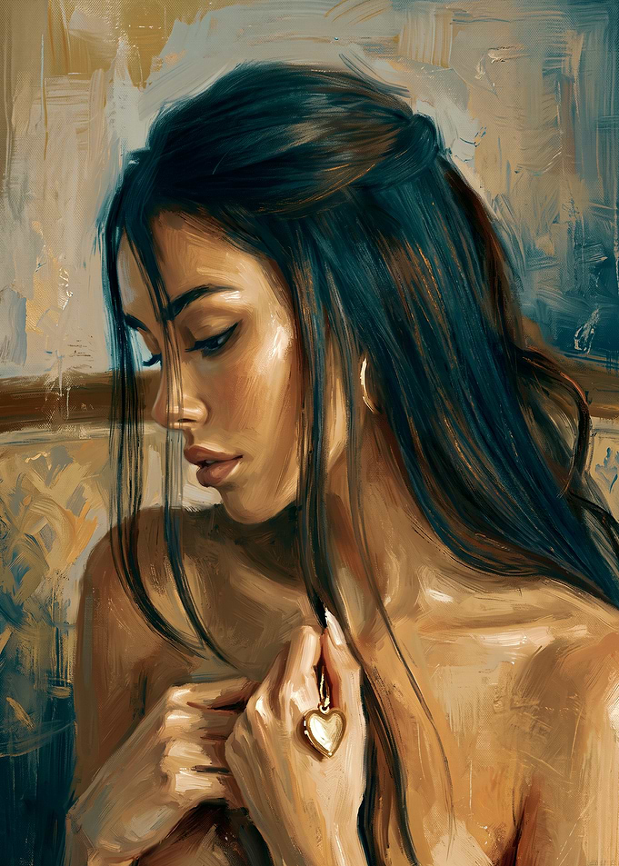 Oil Painting of Madison Beer